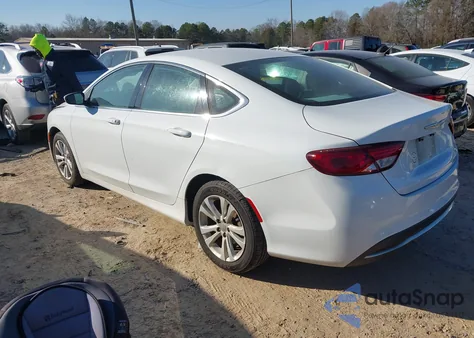 2016 Chrysler 200 Limited z USA, uszkodzony, nr VIN 1C3CCCAB7GN175143